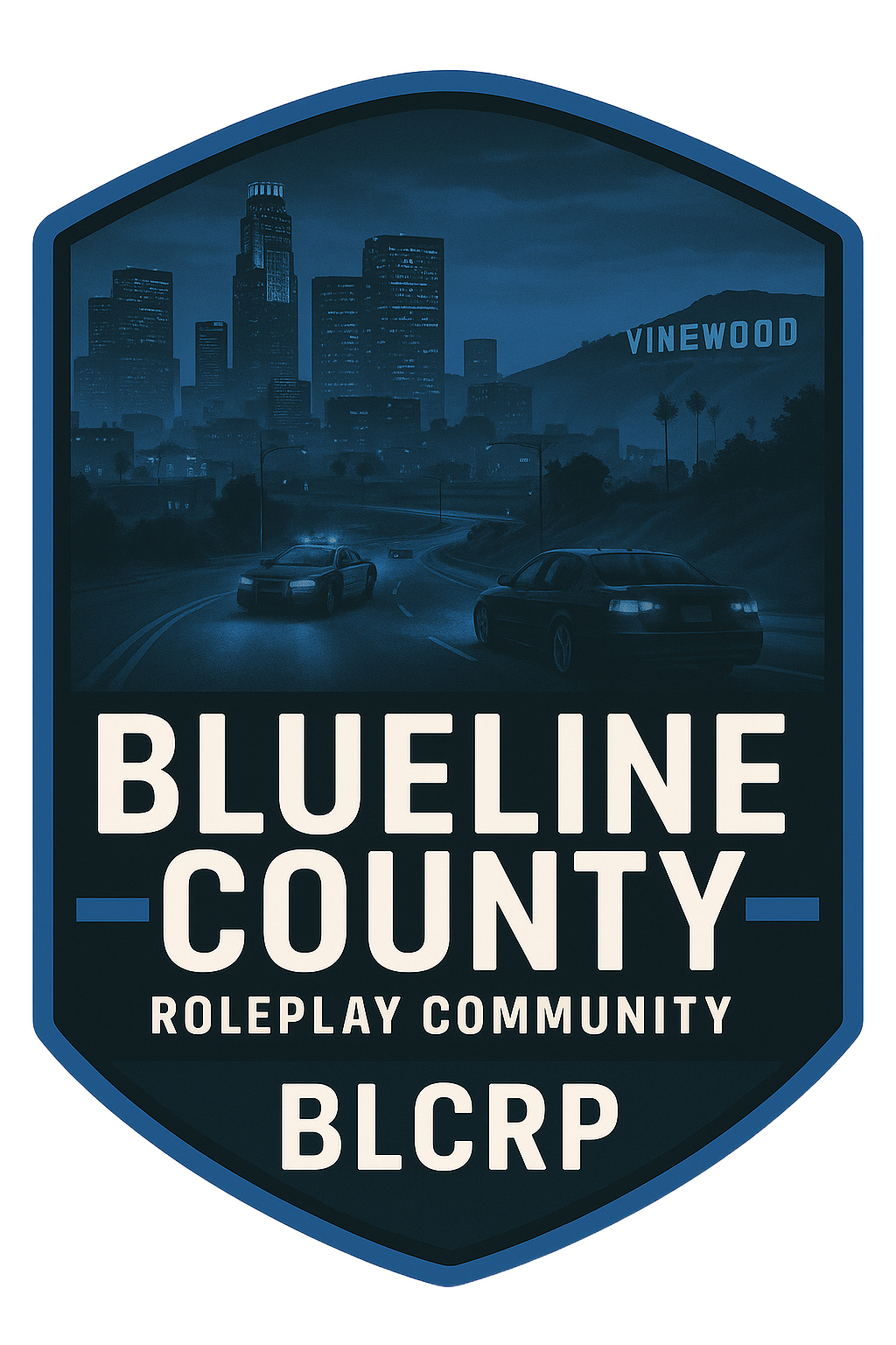 Blueline County Roleplay Logo